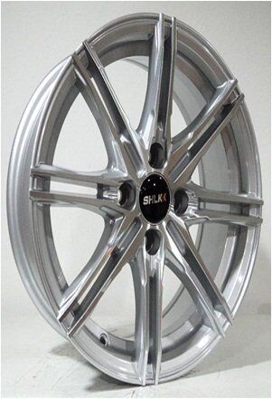 SLK Slk 2078 6.5x15inç 4x100 et35 73.1 Sılver Machined Çelik Jant