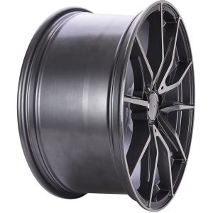 POWCAN BK-5015 8x18inç 5x112 ET45 66.56 BLACK Machıned Replika Çelik Jant