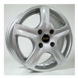 Slk SLK 1422 5.5x14inç 4x108 Silver Machined Çelik Jant