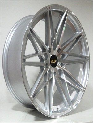 Slk SLK 1567 8x18inç 5x120 Silver Machined Çelik Jant