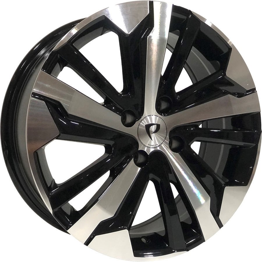 BK 5837 7X16 inç 4X108 ET25 65.1 BLACK MACHINED XL