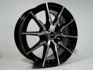 Megatork TORK 2779 6x13inç 4x100 et 35 73.1 Black Machined Çelik Jant