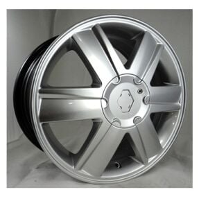 Powcan BK 579 6.0x15inç 4x100 Hyper Silver Renault Replika Çelik Jant