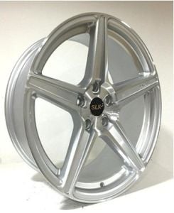 Slk SLK 2051 8.5x18inç 5x114.3 Silver Machined Çelik Jant