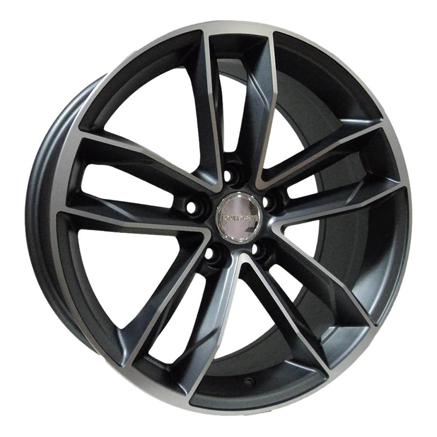 BK 5232 8X18İNÇ  5X112 ET42 66.45 MAT GUN MACHINED XL ÇELİK JANT