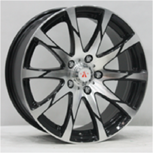 Megatork TORK 3115 6x13inç 4x100 et 35 73.1 Black Machined Çelik Jant