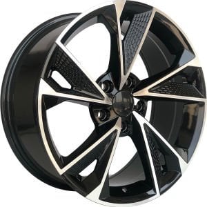 DY 807 7.5X17inç  5X108 ET35 73.1 BLACK MACHINED XL ÇELİK JANT