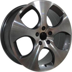 Powcan BK 029 8.0x18inç 5x112 Gun Machined Volkswagen Replika Çelik Jant