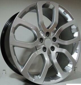 POWCAN BK-642 9.5x22inç 5x120 ET50 72.6 BLACK Machıned Replika Çelik Jant