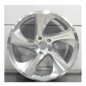 Powcan BK 928 8.5x 18inç 5x112 Silver Machined Çelik Jant