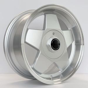 BKY 1235 7X15inç 4X100 ET35 73.1 SILVER+LIP MACHINED ÇELİK JANT