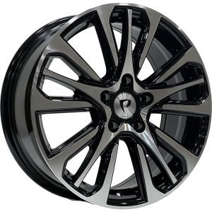 BKY 0057 7X17 5X114.3 ET40 66.1 BLACK MACHINED XL