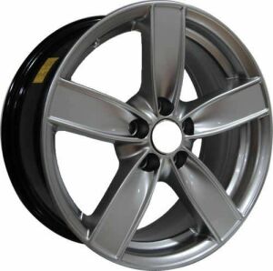 Powcan BK 493 7.0x15inç 5x100 Hyper Silver Volkswagen Replika Çelik Jant