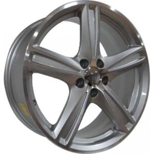 Powcan BK 124 7.5x18inç 5x108 Silver Machined Volvo Replika Çelik Jant