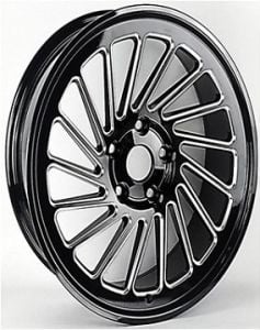 SRW 0193 8.5x18inç 5x114.3 et40 73.1 Silver Machined Çelik Jant