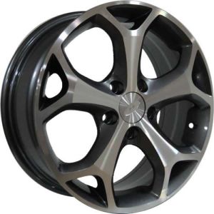 Powcan BK 386 6.5x15inç 5x108 Gun Machined FORD Replika Çelik Jant