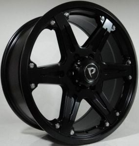 POWCAN BK 5106 8.5x20inç 6x139.7 ET38 110 BLACK Machıned Replika Çelik Jant