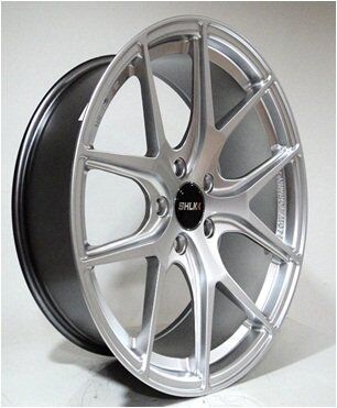 SLK Slk 8007 8.5x19inç 5x120 et34 72.56 Hyper Sılver Machined Çelik Jant