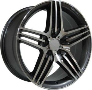 Powcan BK 146 7x15inç 5x112 Gun Machined MERCEDES Replika Çelik Jant