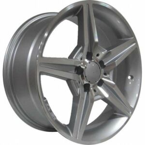 Powcan BK 165 7.0x15inç 5x112 Silver Machined MERCEDES Replika Çelik Jant