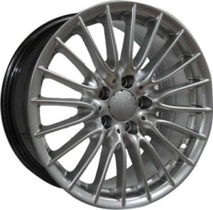 Powcan BK 435 8x17inç 5x112 Hyper Silver MERCEDES Replika Çelik Jant