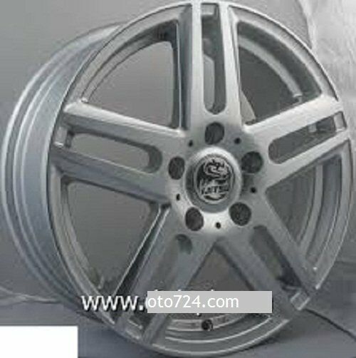 Slk SLK 1290 6x15inç 4x100 et35 73.1 Silver Machined Çelik Jant