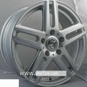 Slk SLK 1290 6x15inç 4x100 et35 73.1 Silver Machined Çelik Jant