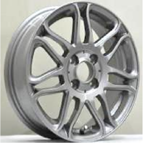 Slk SLK 1130 6x15inç 4x100 et35 73.1Silver Machined Çelik Jant