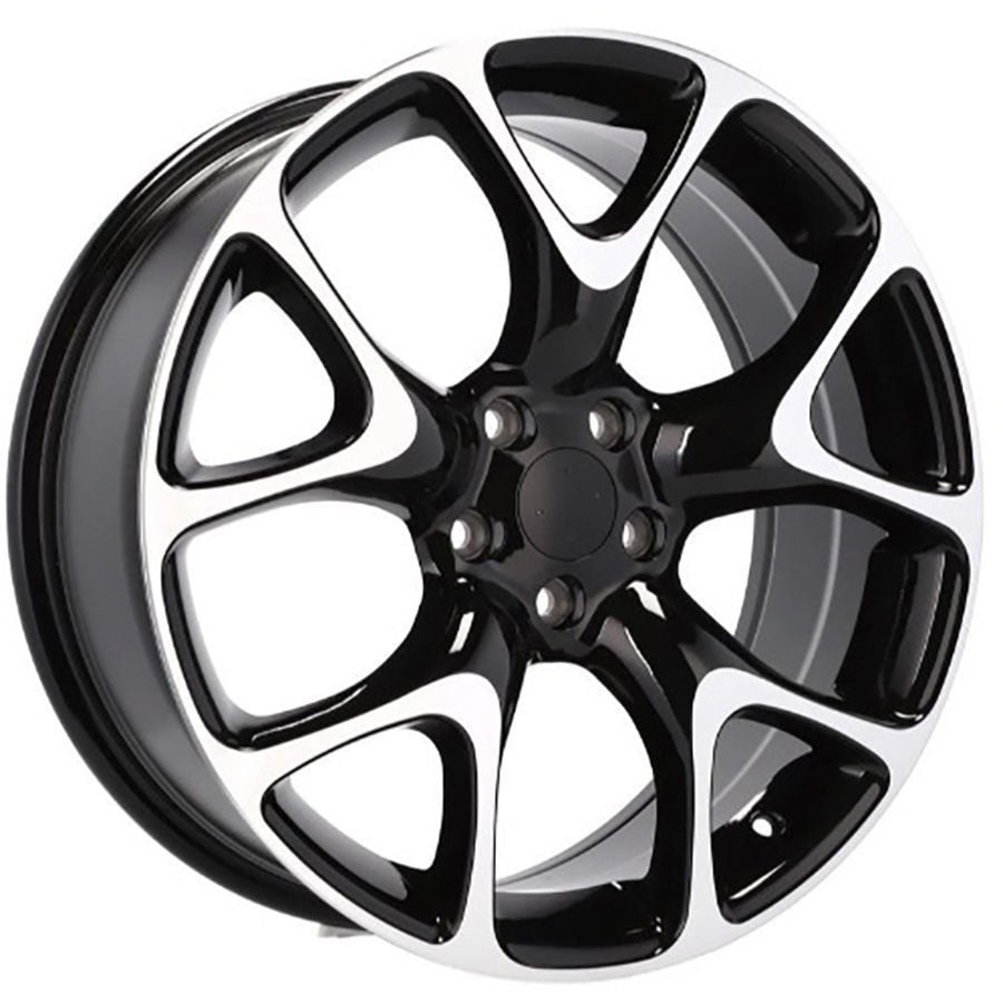 BK 518 7.5X17inç 5X110 ET42 73.1 BLACK MACHINED ÇELİK JANT