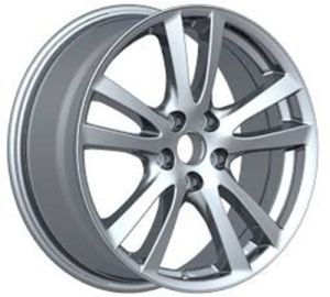Powcan BK 291 7.5x18inç 5x115 Hyper Silver OPEL ASTRA TURBO Replika Çelik Jant