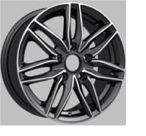 Slk SLK 1545 6x15inç 4x100 et 35 73.1 Silver Machined Çelik Jant