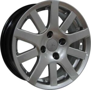 Powcan BK 490 6x15inç 4x108 Hyper Silver PEUGEOT Replika Çelik Jant