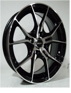 Slk SLK 1630  6.5x15inç 4x100 et 35 73.1 Black Machined Çelik Jant