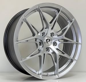 BKY S1213 8X18İNÇ  5X112 ET40 73.1 HYPER SILVER ÇELİK JANT