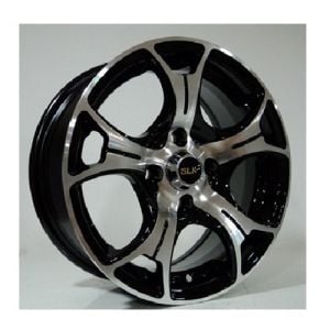 Slk SLK 2047 6.5x15inç 4x100 et 35 73.1 Black Machined Çelik Jant
