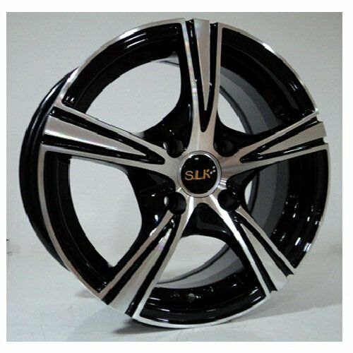 Slk SLK 2048 6.5x15inç 4x100 et 35 73.1 Black Machined Çelik Jant