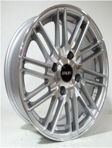 Slk SLK 2077 6.5x15 inç 4x100 et35 73.1 Silver  Machined Çelik Jant