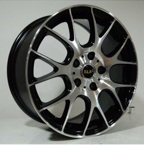 SLK Slk 8010 7.5x17inç 5X115 ET40 73.1 BLACK MACHINED Çelik Jant