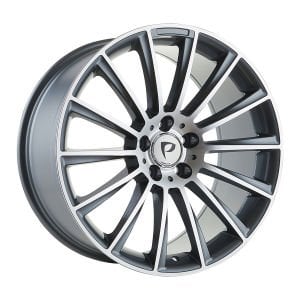 BK 836 9.5x18inç 5x112 ET45 66.56 GUN MACHINED XL ÇELİK JANT
