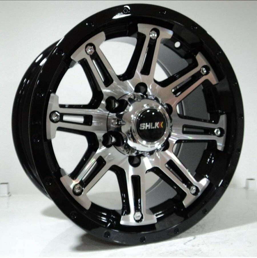 SLK Slk 2081 8x15inç 6X139.7 ET0 110 BLACK MACHINED Çelik Jant