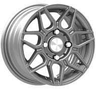 Megatork TORK 2794  6x14inç 4x100  et35 73.1 Silver Machined  Çelik Jant