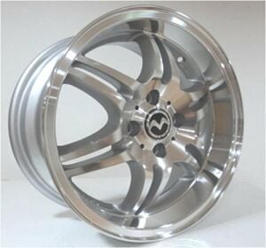 Megatim TIM 540 6.5x15inç 4x100 Silver Machined ÇELİK JANT