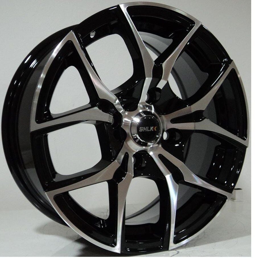 SLK Slk 2083 6.5x15inç 4X100 ET35 73.1 BLACK MACHINED Çelik Jant