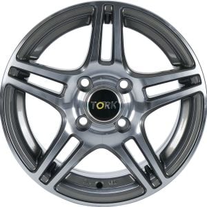Megatork TORK 3277 6.5x15inç 4x100 et 35 73.1 Gun Machined Çelik Jant
