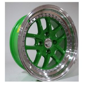 Powcan BK 661 8X15inç 4X100 GREEN MACHİNED ÇELİK JANT