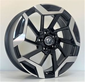 BK 3S1080 7.5X18İNÇ  5X114.3 ET50 67.1 BLACK MACHINED XL ÇELİK JANT