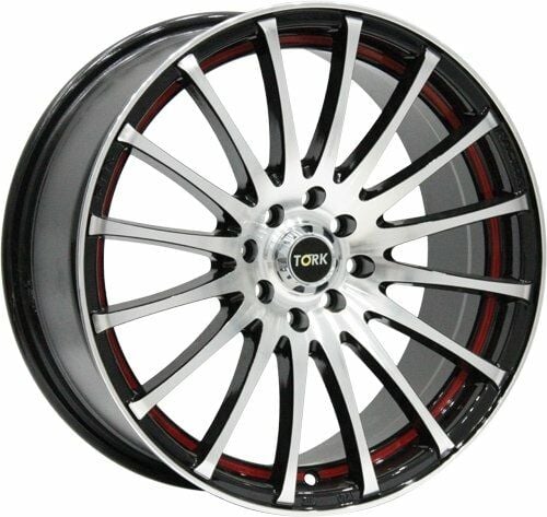 Megatork TORK 367 6x14inç 4x100/108 Black Under Red Çelik Jant