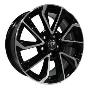 BK 5463 7.5X18İNÇ  5X114.3 ET45 60.1 BLACK MACHINED XL ÇELİK JANT