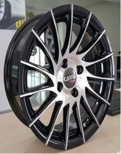 Carre CAR 503 6.5x15inç 4x108 et35 67.1 Black Machined Çelik Jant
