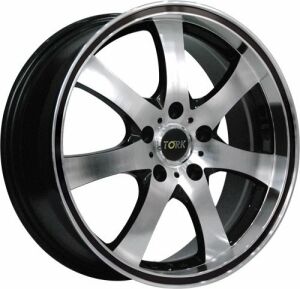 Megatork TORK 456 6.5x15inç 4x100 Black Machined Çelik Jant